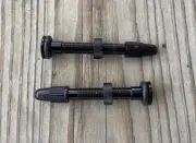 1 Pair MTB Tubeless 40mm Presta Valve Tubeless Stems Black