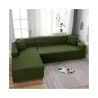 Simplicity Sofa Covers Washable Slipcover Solid Color Couch Cover 1/2/3/4 Seater