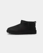 [UGG BOOTS] Ugg Boots Women's Classic Ultra Mini Boots Black - Size 5 5 Black