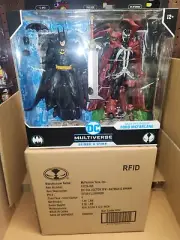 Mcfarlane Exclusive Collector 2pk Batman & Spawn in Brown Mailer Box Sealed