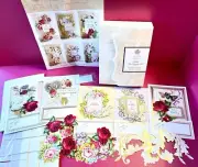 Anna Griffin Pulley Floral 5 Card Making Kit - Displays Card Instantly ~ LOOK!