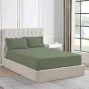 Ddecor Home 1500 Thread count Premium Cotton Blend Combo Set Sage