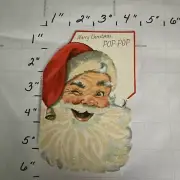 Vintage Merry Christmas Pop Pop Grandfather Granddad Pappy Beautiful HTF