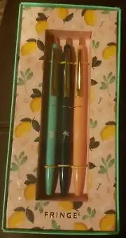 Fringe Lemons Ink Pens Set Of 3