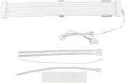 ARGB PC Power Supply Cable 5V 3Pin RGB Lighting Strip for 24 Pin Motherboard 8 Pin GPU with 44 LED Beads Silicone Material Built-in Bundling Tape