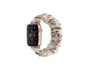 LOKASS Compatible with Scrunchies Apple Watch Bands 38mm for Women-White