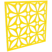 ProtectorAl 300-1200w x 300-1200h Light Yellow/Gloss White Morrocco Unframed Composite Deco Panel