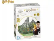 Harry Potter Hagrids Hut 3D Puzzle, 101 Piece - Brand New-Free Shipping