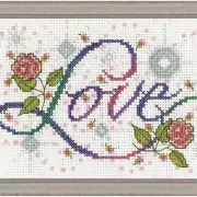 LoveStitch Multicolor Cross Stitch Kit