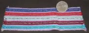 Miniature Lilac Backstrap Guatemala Blanket Rug Carpet 2.75 X 6 Southwest 9568