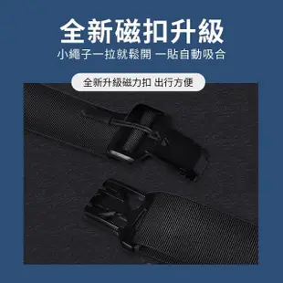 【Starshop】皮革磁扣快拆側背包 男士機能公事斜挎包 戶外運動跑步手機腰包 生日禮物(單肩包/胸包)