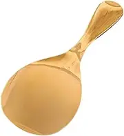 BRIGHTFUFU Copper Rice Spoon Heat Resistant Rice Scooper for Kitchen Restaurant Use Non Stick Ergonomic Design Premium Copper Material Essential Cooking Utensil for Rice More