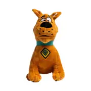 Scooby Doo Soft Plush Squeaking Dog Pet Interactive Fun Play Toy 20cm Brown