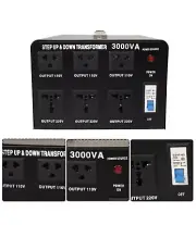 Step Up/Down 110-120V to 220-240V Converter 3000W Voltage Transformer New