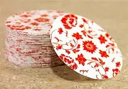 esplanade Disposable Printed Paper Coasters (Set of 100)- Use and Throw One-Side Printed Paper Coasters - Perfect for Bar, Hotel, Restaurant Purpose & Parties.