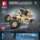 Sembo 704951 Incarnation Jumping Spider SUV with 1182 Pieces-Without motor