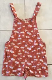 K-D Linen Mix Printed Playsuit - Size 12 - New With Tags