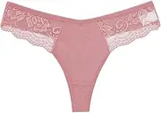 [GRRKDFQ] Women'S Erotic Costumes Lace Underwear Solid V-Shaped G-String