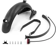 Rear Fender Set Accessories Mudguard Taillight Bracket Kit, for Segway, for Ninebot, Max G30 Scooter Brake Light Support Accessory Skateboard Mudguard(WHITE)
