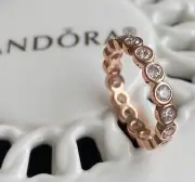 Authentic Pandora ROSE Alluring Brilliant Ring #180942CZ