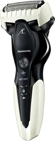 【日本代購】Panasonic松下LAMDASH 男士剃須刀3層刀片可在浴室使用白色ES-CST2S-W