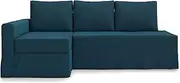 FMCTL Easy Fit Friheten Couch Cover Replacement for IKEA Friheten Sofa Cover, Friheten Sleeper Sofa Cover(Chaise on Left-Dark Ocean)