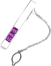 [KUHBDIE] Rose Crystal Men's Tie Clip