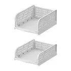 Foldable Closet Organizers Storage Box Stackable Plastic Drawer Basket