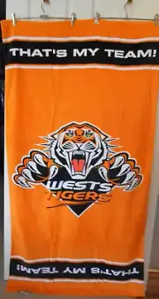 'West Tigers' NRL Football Promotional Towel