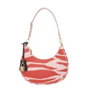 MCM Zebra Printed Zipped Shoulder Bag One size Red