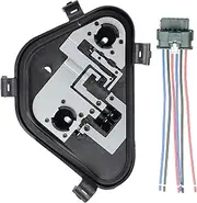 Right Passenger Side Outer Tail Light Lamp Bulb Carrier Socket Holder with Wiring Plug Harness Fit for BMW 3 Series 63217313044