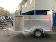 7x5x4 ALUMINUM Mowing Trailer Trailer Free 1 Year Private Rego and Spare wheel