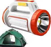 LED Camping Lantern - Portable Fishing Light,Multifunctional Solar Powered and Rechargeable LED Lantern for Hiking Travel Backpacking