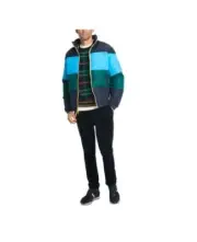 NWT Tommy Hilfiger Men's Colorblocked Puffer Jacket Winter Size XXL $250 D0062