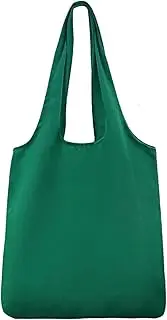 [KIEKIECOO] Canvas Tote Bag Black Aesthetic Personalized Custom Reusable Grocery Bags Floral Line Art Shopping Shoulder Bag