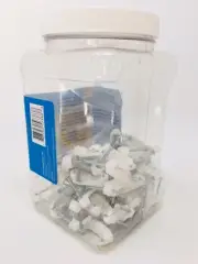 Ideal BPS2S-JR 1/2" White Plastic Insulated Staples 68 Pack