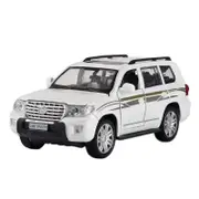 Catzon 1:32 CRUISER Alloy Car Model with Pull-Back Functionality and Sound Light Effects-White