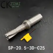 Φ20.5-3D-C25 WC/SP/WD Indexable drill 20.5mm SP U drill C25-20.5-3D,For SPMG06