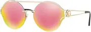 [Versace] Women's Manifesto Round Sunglasses