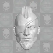 Slade Wilson Deathstroke v4 custom head for McFarlane DC & other action figures