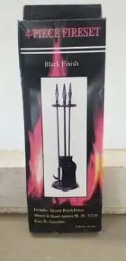 4 pc Fire place set