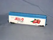 #813 - TYCO HO GAUGE JELL-O GELATIN RAILROAD TRAIN BOX CAR - JELLO