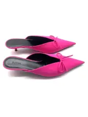 AUTHENTIC Balenciaga Knife Kitten Heel Pointed Toe Mule Size 8 US