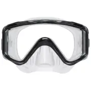 ScubaPro Crystal VU Plus NON Purge Mask Scuba Snorkel Spearfish Gear Black/Gray