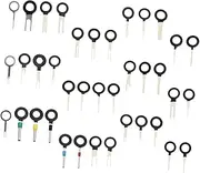 JECOMPRIS 82pcs Electrical Wiring Crimp Terminal Removal Tool Kit Durable Car Wire Puller for Connector Terminals Flexible Pin Extractor for Automotive Repair