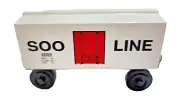 Wooden Whittle Shortline Railroad SOO Line 3 inch Boxcar 2005 Handcrafted