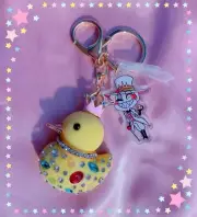 Kawaii Harajuku Fashion Hazbin Hotel Lucifer Morningstar Keychain Bag Charm