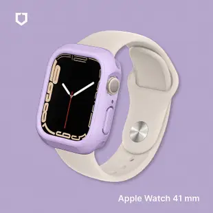 RHINOSHIELD 犀牛盾 Apple Watch 9/8/7 共用 41mm Crashguard NX模組化防摔邊框手錶保護殼循環灰