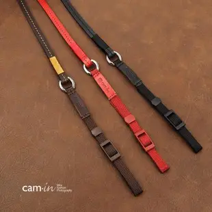 cam-in 意大利植鞣牛皮相機背帶 真皮肩帶 通用接口 CS188