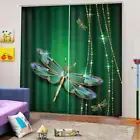 Colorful Butterflies 3D Curtain Blockout Photo Printing Curtains Drape Fabric
